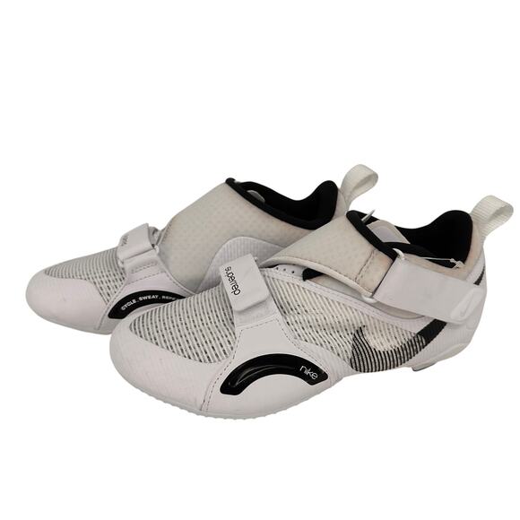 Nike Women's White SuperRep Cycle Indoor Cycling Shoes NEW Size 6 - Picture 3 of 8